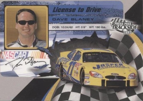 2002 Press Pass Trackside - Dave Blaney #LD 2