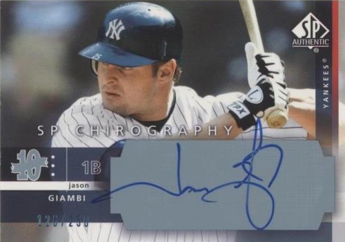 2003 SP Authentic - Jason Giambi #GI