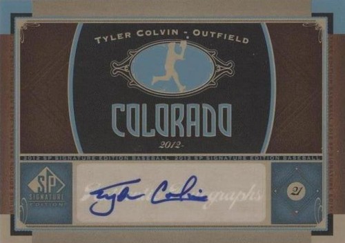 2012 SP Signature Edition - Tyler Colvin #COL 5
