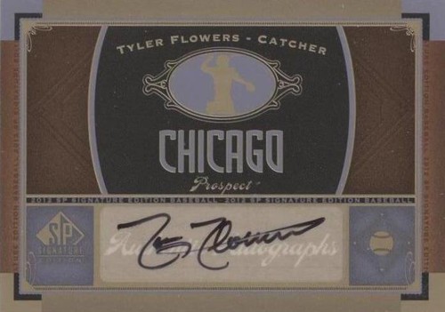 2012 SP Signature Edition - Tyler Flowers #CHW 8