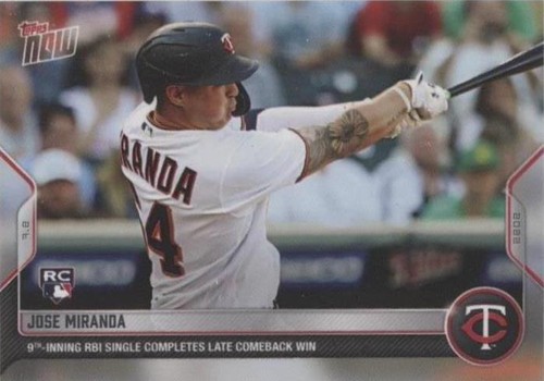 2022 Topps Now - Jose Miranda #454