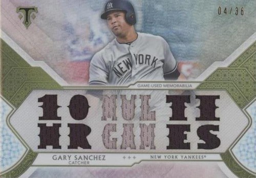 2018 Topps Triple Threads - Gary Sanchez #TTR-GSA3