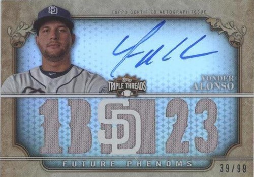2013 Topps Triple Threads - Yonder Alonso #116