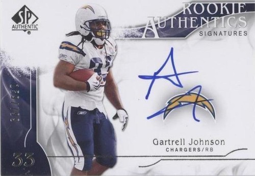 2009 SP Authentic Gartrell Johnson #340