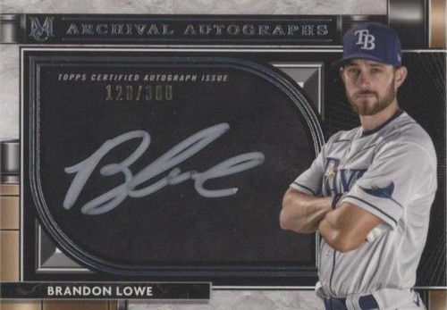 2021 Topps Museum Collection - Brandon Lowe #AA-BL