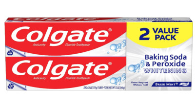 NEW Colgate Baking Soda and Peroxide Toothpaste, Teeth, 6 Oz Tube, 2 Pack