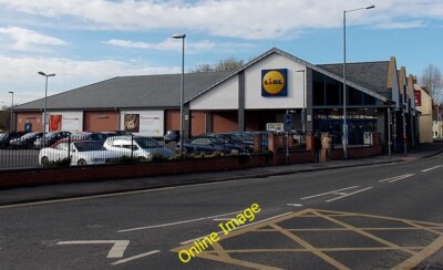 Photo 6x4 Lidl, Melksham Supermarket viewed across Bath Road. c2014
