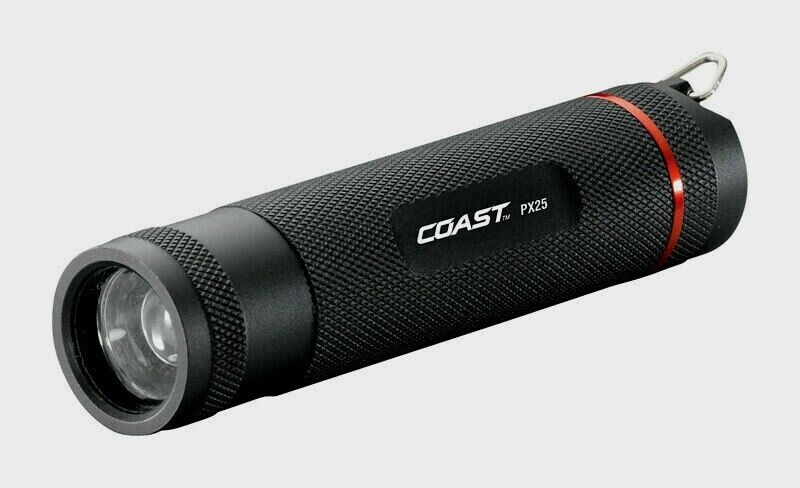 Coast PX25 Flashlight Black LED 275 Lumen Impact/Water Resist ...