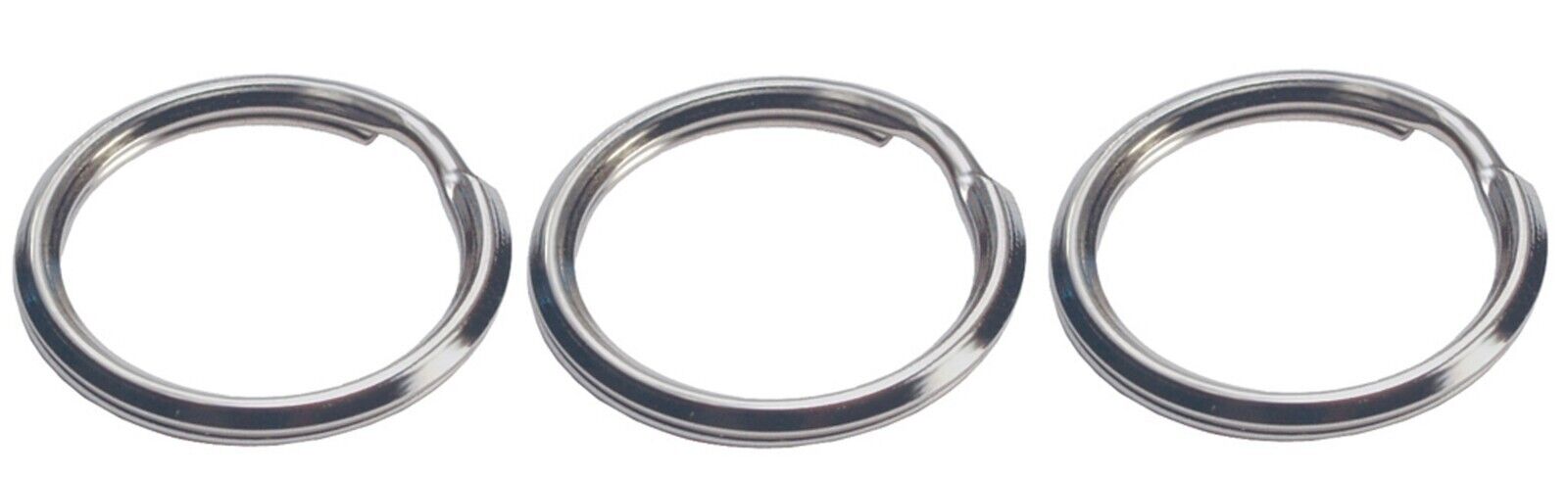 Hillman 1-3/8 in. D Tempered Steel Silver Split Rings/Cable Rings Key Ring Hillman 1-3/8 in. D Tempered Steel Silver Split Rings/Cable Rings Key Ring