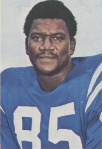 1972 The Wonderful World of Pro Football USA Player Stamps Roy Hilton #20