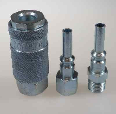MADE IN USA - LINCOLN L STYLE AIR HOSE FITTING SET- MILTON BRAND