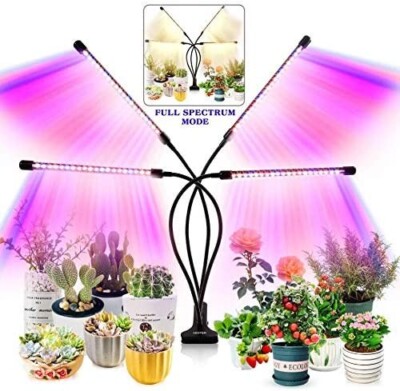 Upgraded Version Grow Light for Indoor Plants 80 Efficient LED Lamps with Full