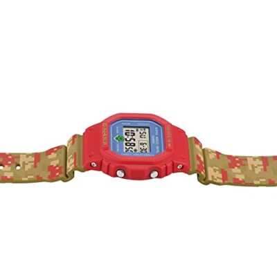 Pre-owned Casio G-shock Super Mario Broths Mario Watch Men's Digital Red Dw-5600smb-4