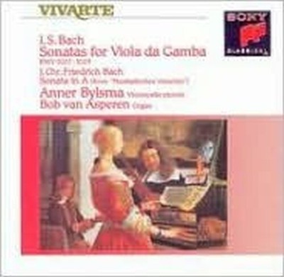 J.S. BACH / BYLSMA / VAN ASPEREN - VIOLA DA GAMBA SONATAS NEW CD