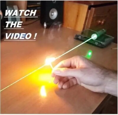 100000m High Power Full Green Laser Burning Pointer Pen Burning Beam