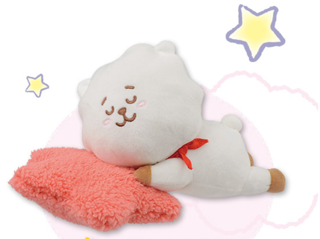 BT21 Moon RJ JIN BTS Sleeping Plush doll ichiban kuji LINE