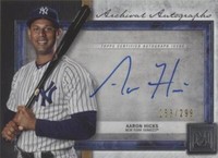 2020 Topps Museum Collection - Aaron Hicks #AA-AH