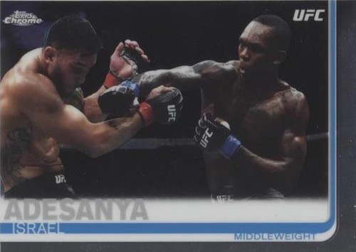 2019 Topps Chrome UFC - Israel Adesanya #57