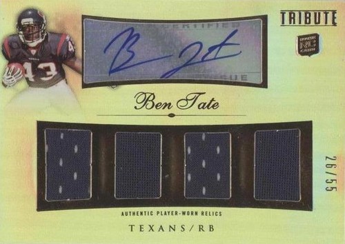 2010 Topps Tribute Ben Tate #AQR-BTA