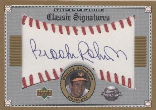 2002 Upper Deck Sweet Spot Classics - Brooks Robinson #S-BR