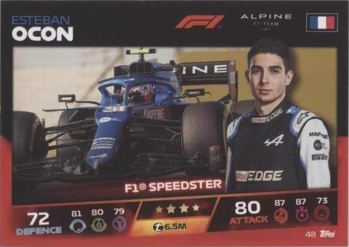 2021 Topps F1 Turbo Attax - Esteban Ocon #48