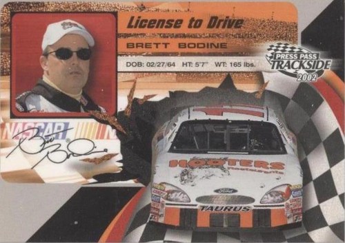 2002 Press Pass Trackside - Brett Bodine #LD 3
