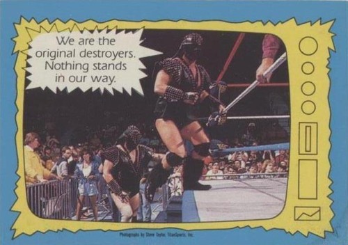 1987 O-Pee-Chee WWF - Destroyers #71
