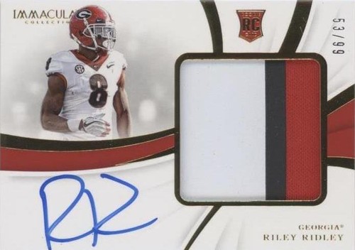 2019 Panini Immaculate Collection Collegiate Riley Ridley #136