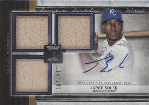 2020 Topps Museum Collection - Jorge Soler #SSTA-JS
