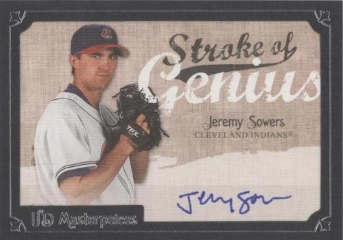 2007 UD Masterpieces - Jeremy Sowers #SG-SO