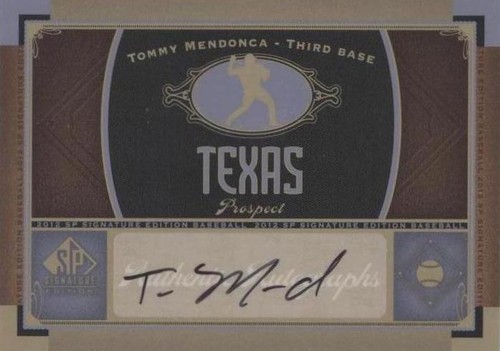 2012 SP Signature Edition - Tommy Mendonca #TEX 8