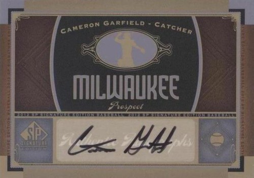 2012 SP Signature Edition - Cameron Garfield #MIL 8