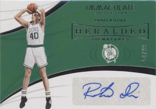 2018-19 Panini Immaculate Collection - Dino Radja #HS-DRJ