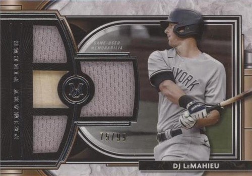2021 Topps Museum Collection - D.J. LeMahieu #SPQR-DLE