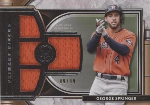 2021 Topps Museum Collection - George Springer #SPQR-GS