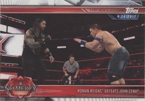 2019 Topps WWE Road to Wrestlemania - John Cena Roman Reigns #3