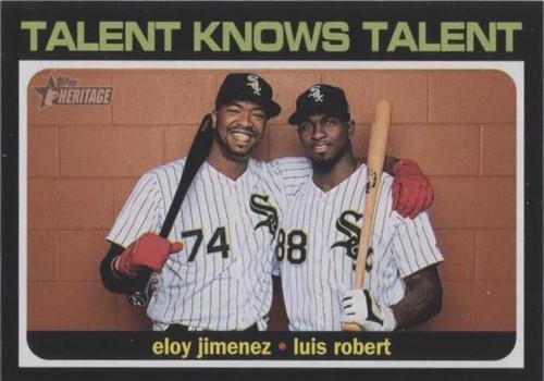 2020 Topps Heritage High Number - Eloy Jimenez Luis Robert #CC-8