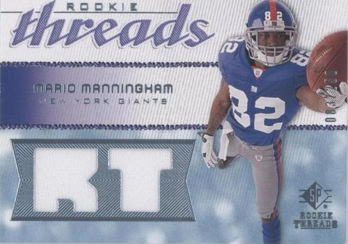 2008 SP Rookie Threads Mario Manningham #RT-MM