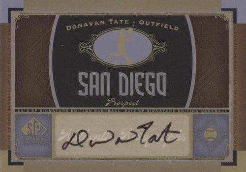 2012 SP Signature Edition - Donavan Tate #SD 9