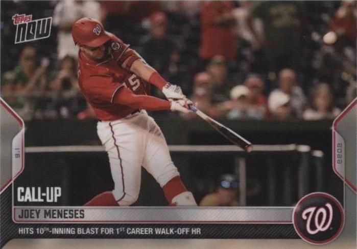 2022 Topps Now - Joey Meneses #822
