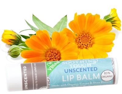 Lip Balm by Soothing Touch, 0.25 oz Plain