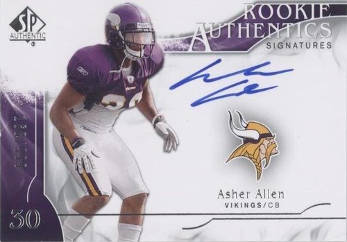 2009 SP Authentic Asher Allen #301