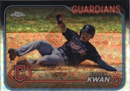 2024 Topps Chrome Logofractor Edition - Steven Kwan #30