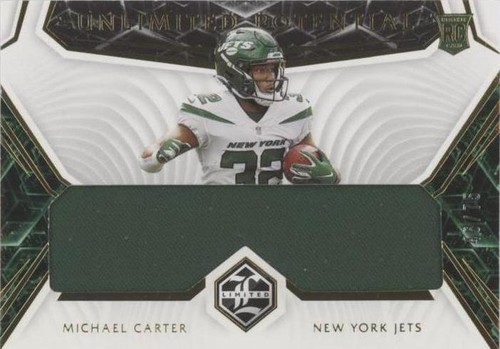 2021 Panini Limited Michael Carter #UP-MC