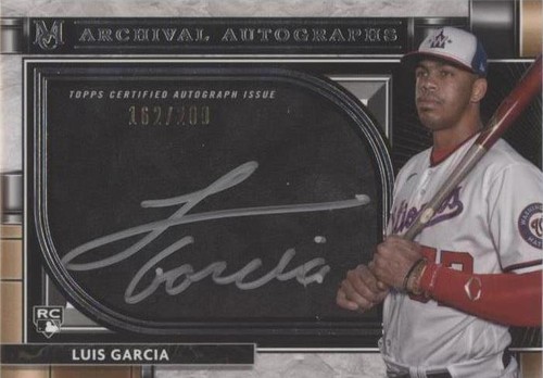 2021 Topps Museum Collection - Luis Garcia #AA-LG