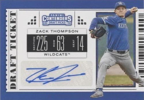 2019 Panini Contenders Draft Picks - Zack Thompson #3
