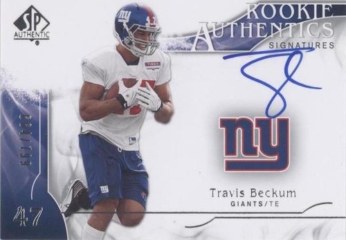 2009 SP Authentic Travis Beckum #333