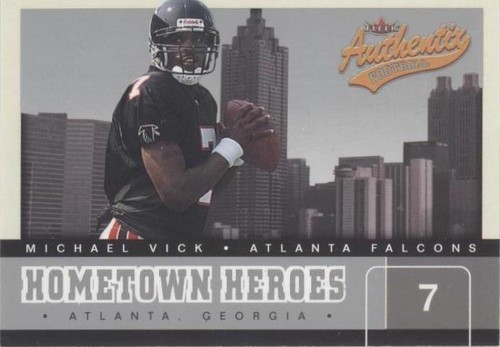 2002 Fleer Authentix Michael Vick #1 HH