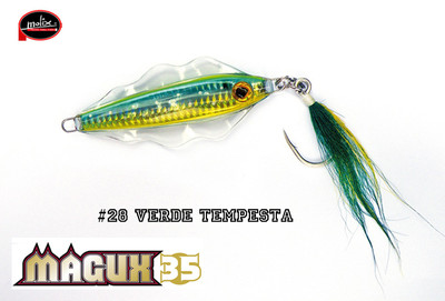 MOLIX MAGUX 35 COLORE SW 28 VERDE TEMPESTA 35 GR ARTIFICIALE MARE SPINNING