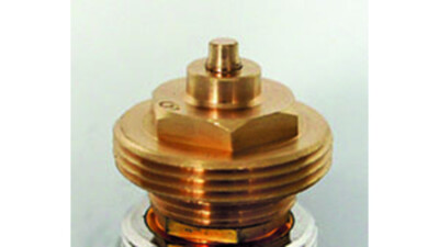 Heizungsventiladapter für Gampper M22 (bis 10 mm Tiefe) (Messing)